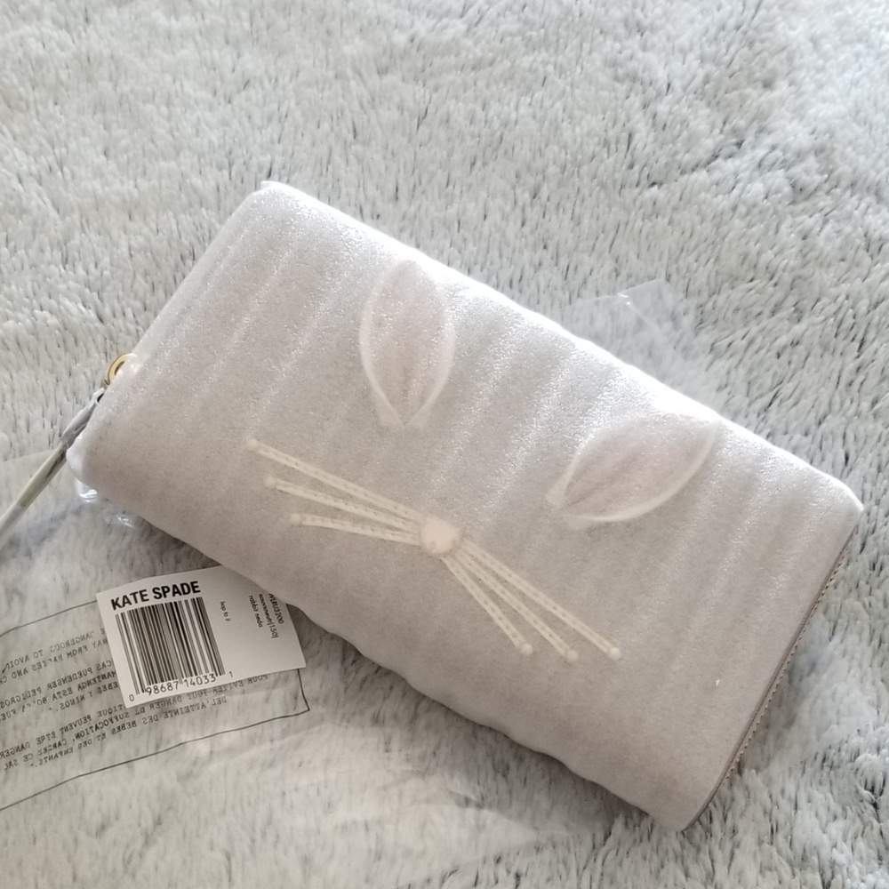 ❤HP❤ NWT  KATE SPADE LEATHER WALLET - Picture 5 of 7